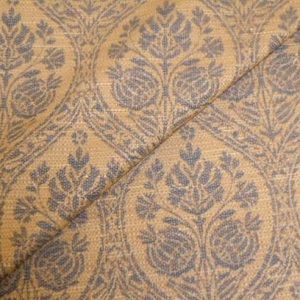 Celeste color Blue Bohemian Medallion Fabric